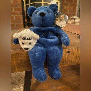RARE Beanie Baby Bear. 1999 Al Snow WWF WWE Attitude